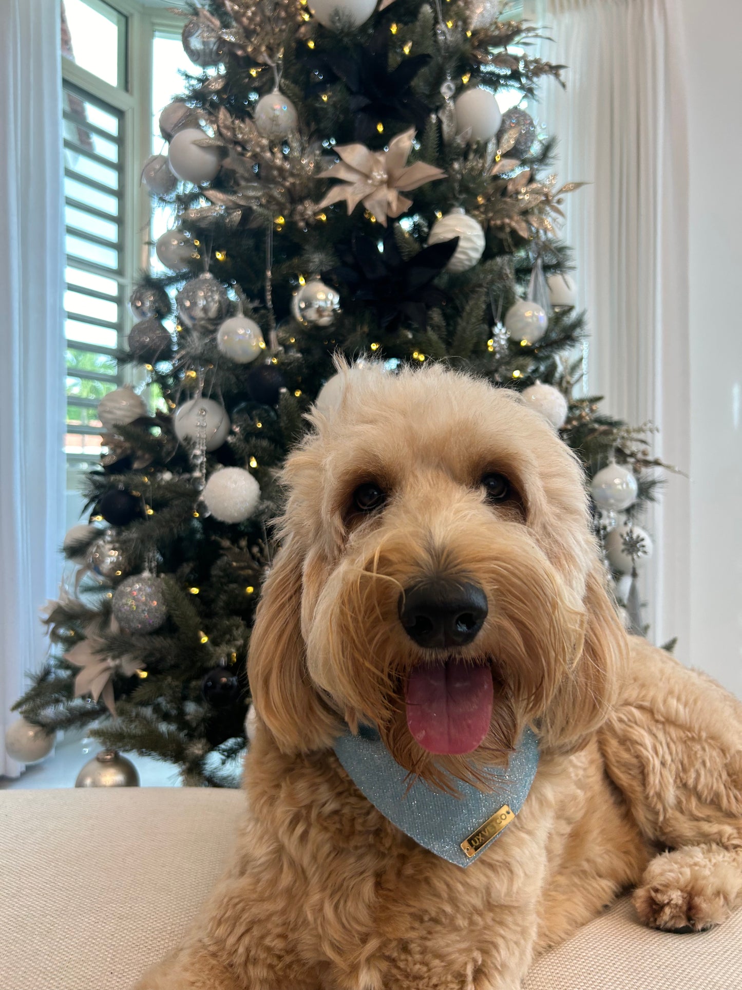 Blue Winter Bliss Bandana