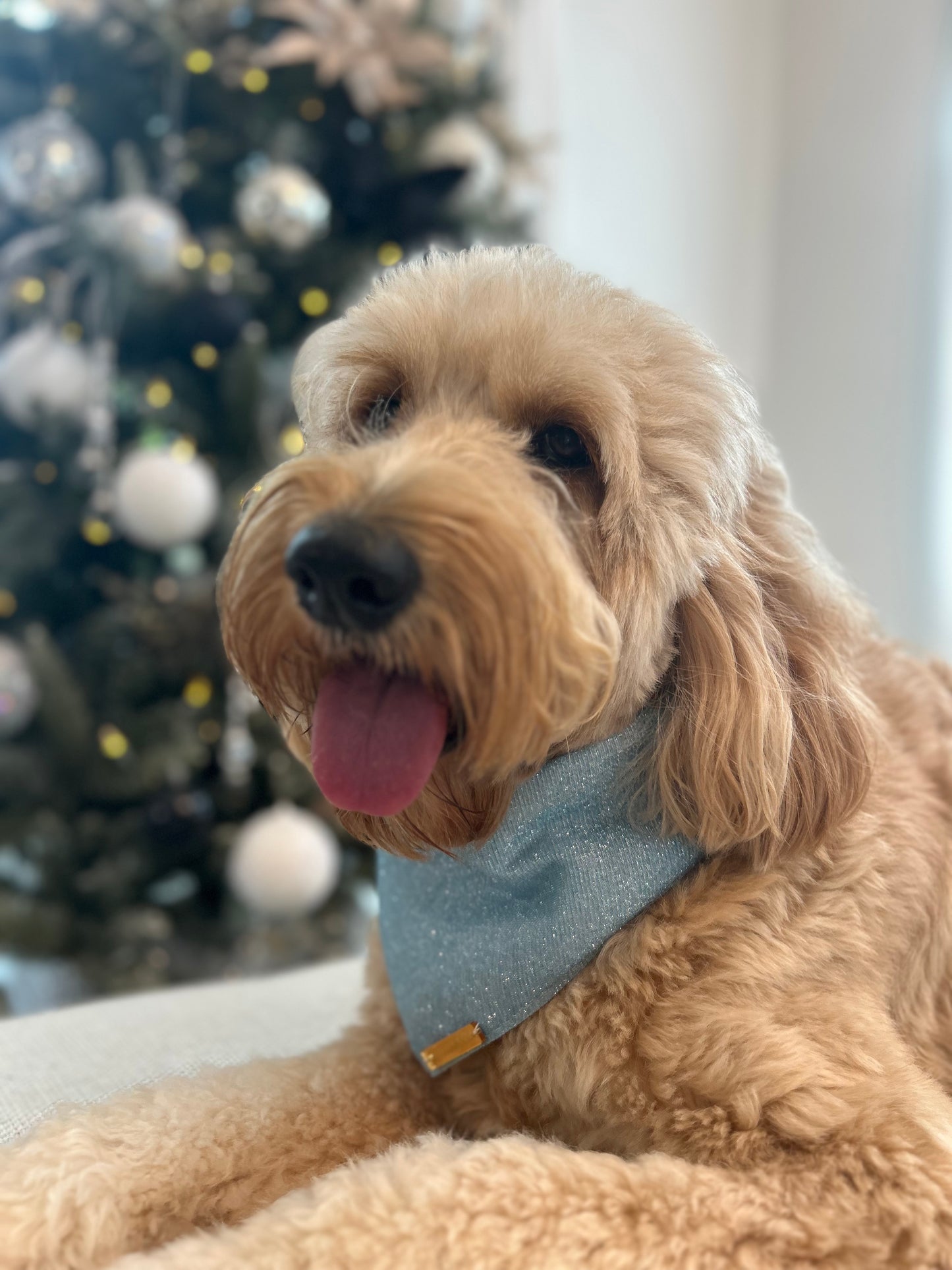 Blue Winter Bliss Bandana