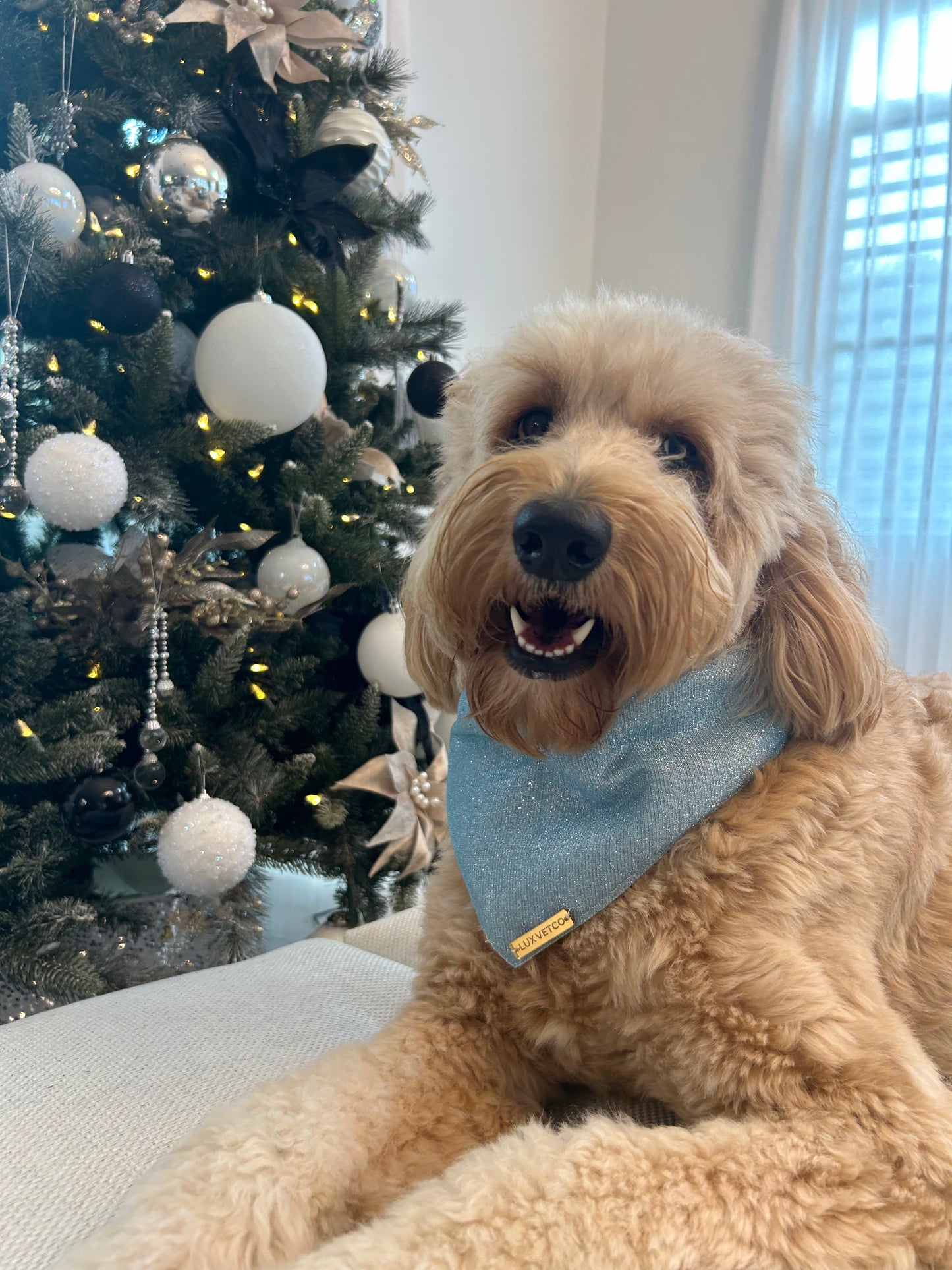 Blue Winter Bliss Bandana