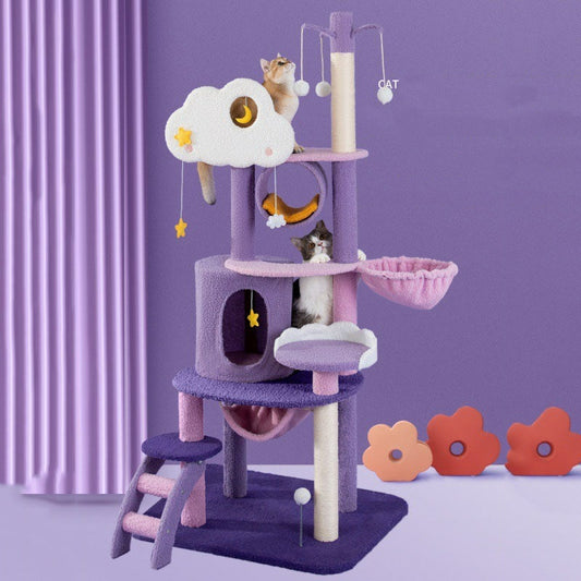 Climbing Frame Pet Items for Cats, Tree House Condo