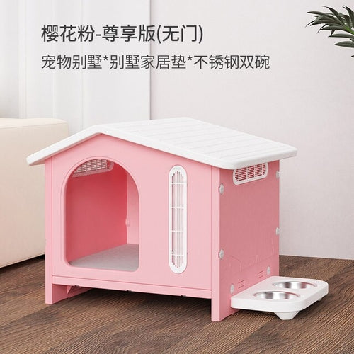 Four Seasons Universal Dog Houses Indoor Balcony Patio Dogs Kennel