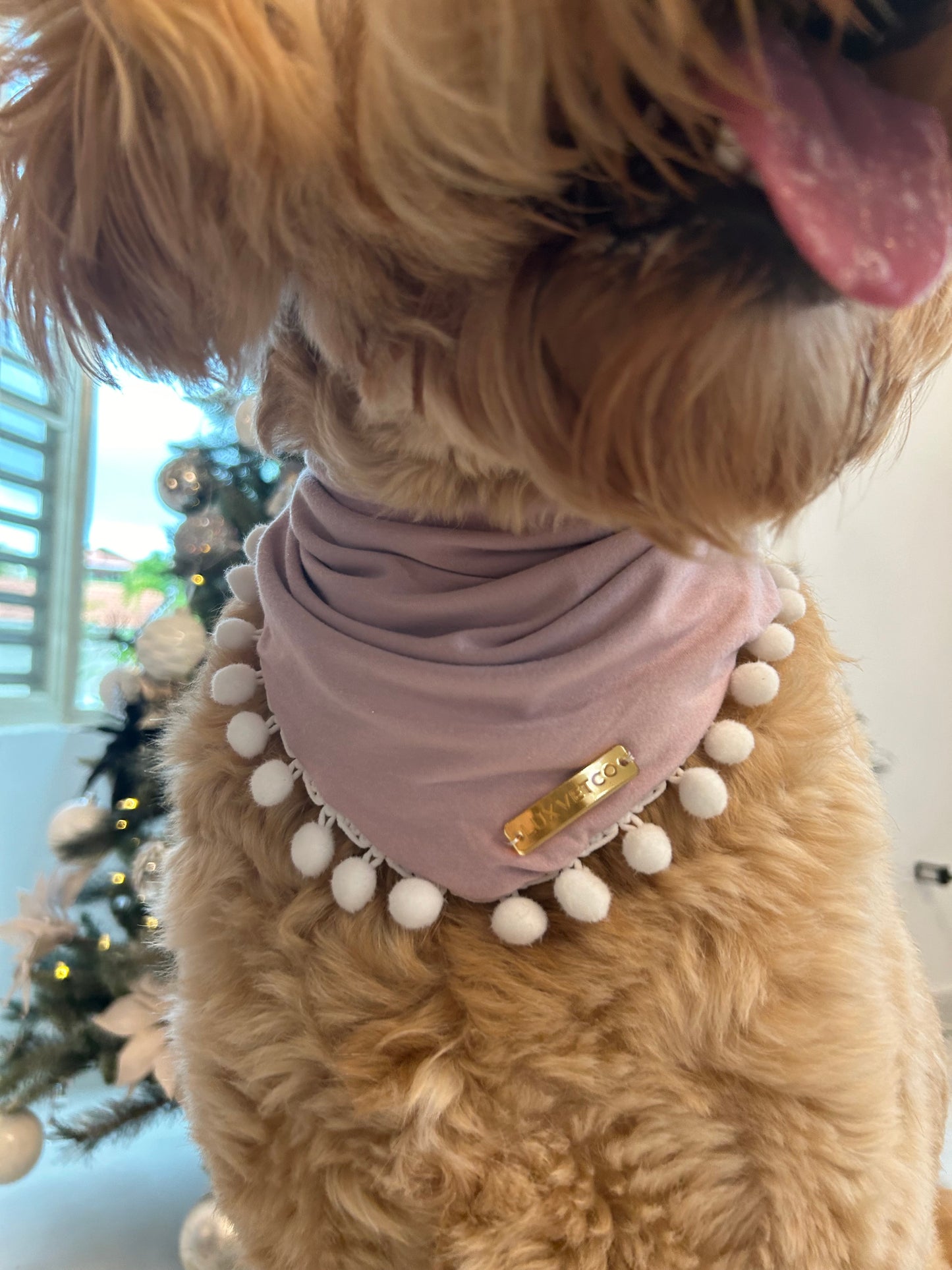 Pink Festive Bandana