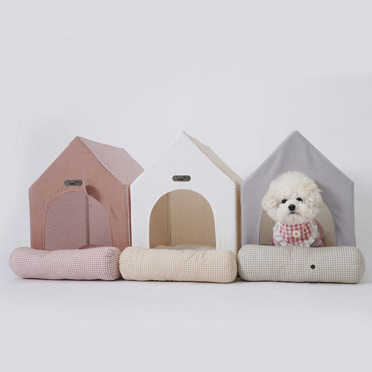 Pet Luxury Princess Deluxe House for Teddy Bear Schnauzer Dogs Cats