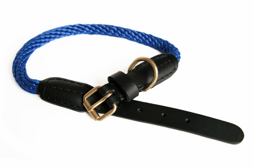 Alvalley Rope and Leather Collar with Buckle - Luxvetco