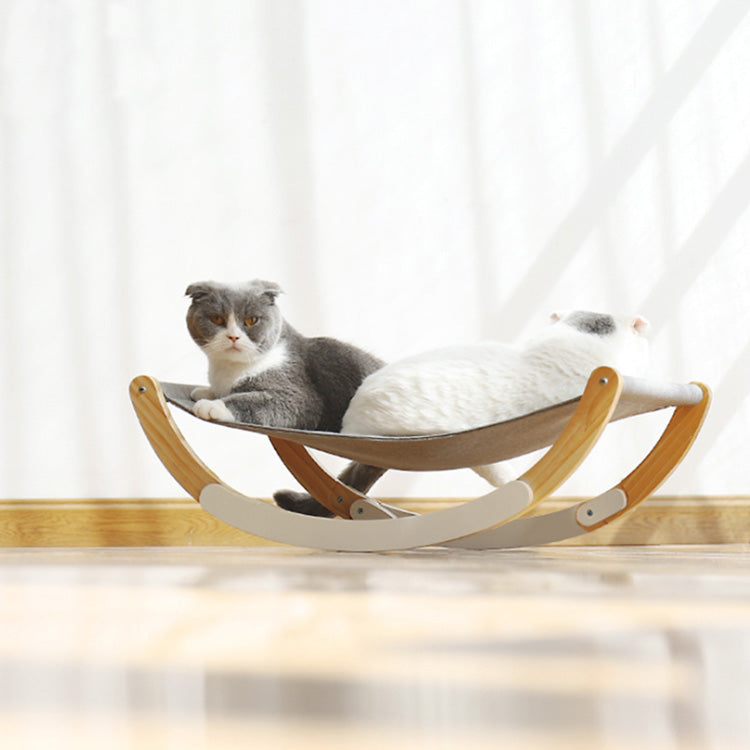 Wooden Swing Cat Hammock - Luxvetco