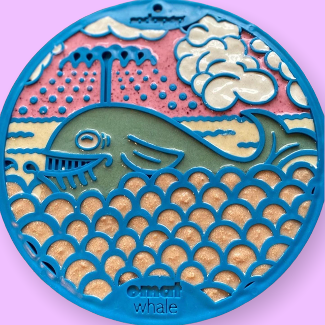 Whale Design eMat Enrichment Lick Mat With Suction Cups - Luxvetco