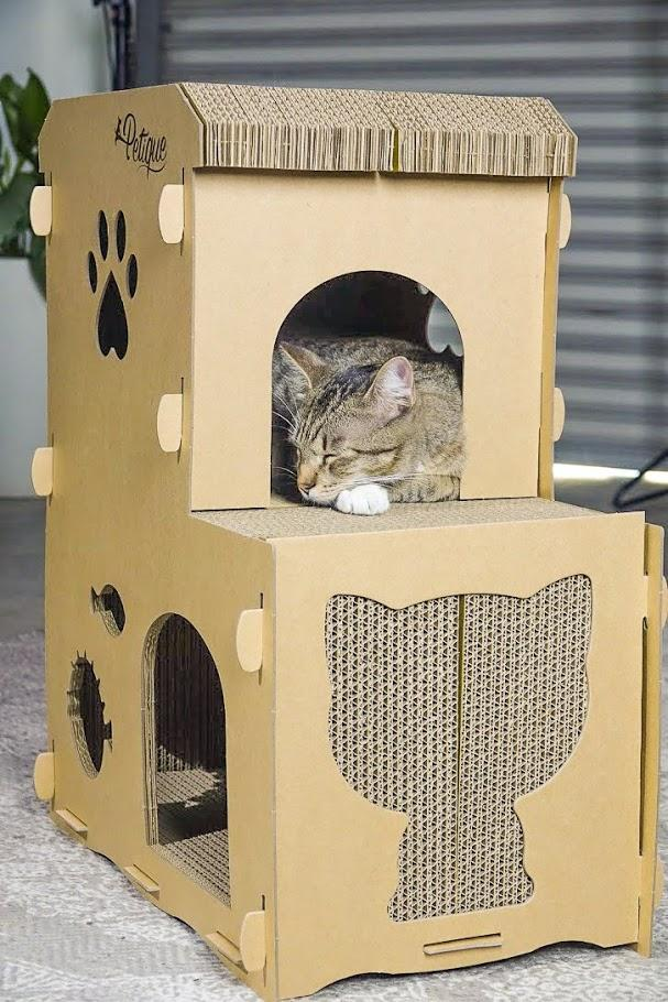 Feline Meow House Cat House - Luxvetco