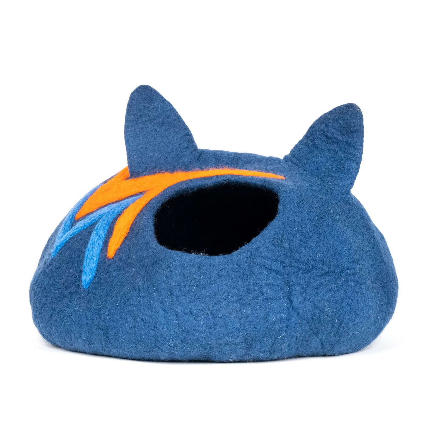 With Ears & Lightning Felt Cat Cave - Luxvetco