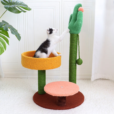 Cactus Cat Scratching Post & Climbing Frame Tree Tower