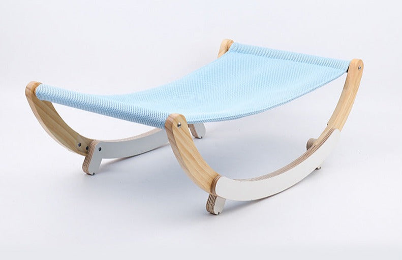 Wooden Swing Cat Hammock - Luxvetco